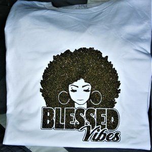 Blessed Vibes- T-Shirt- Women- NWOT